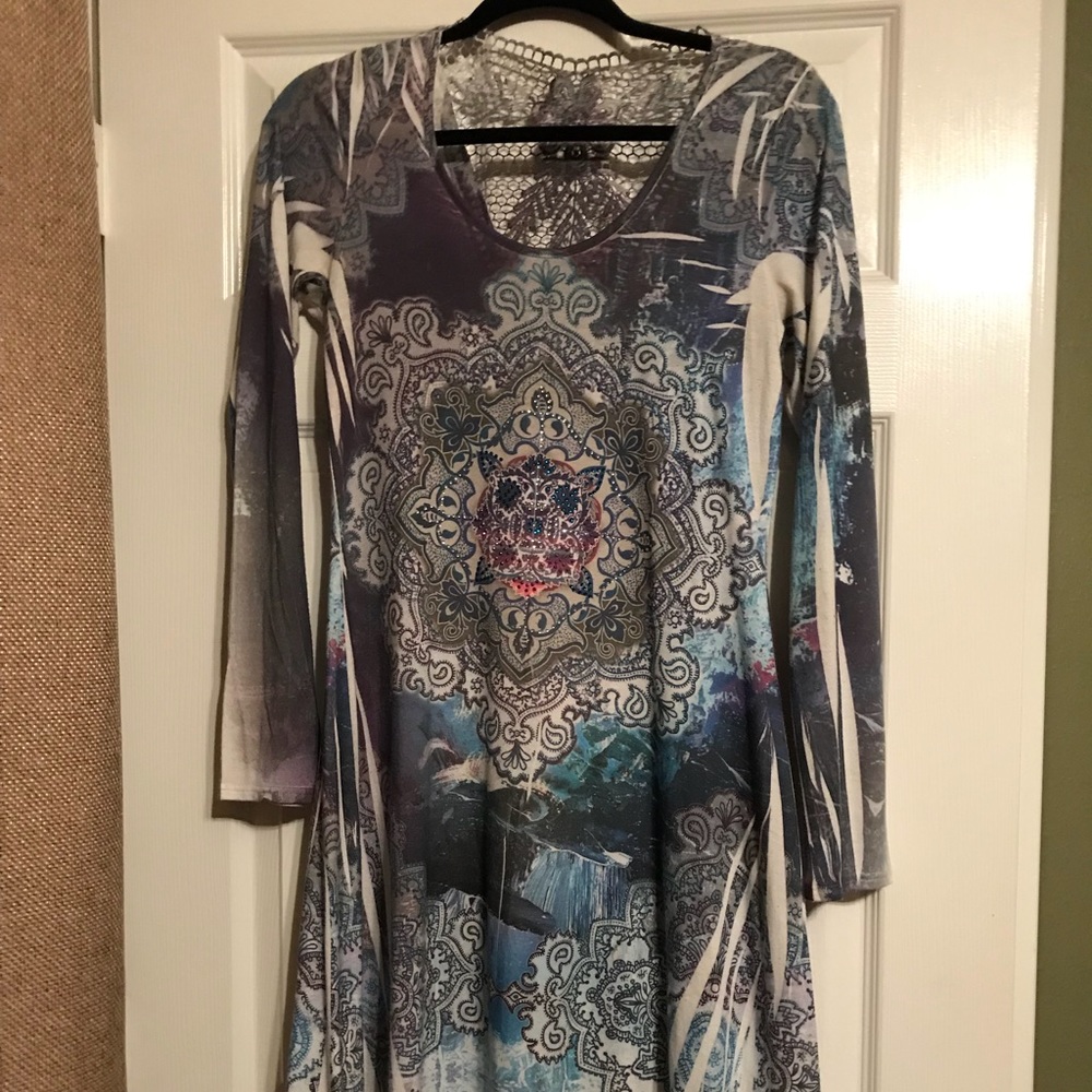 Adorable long sleeve dress size large